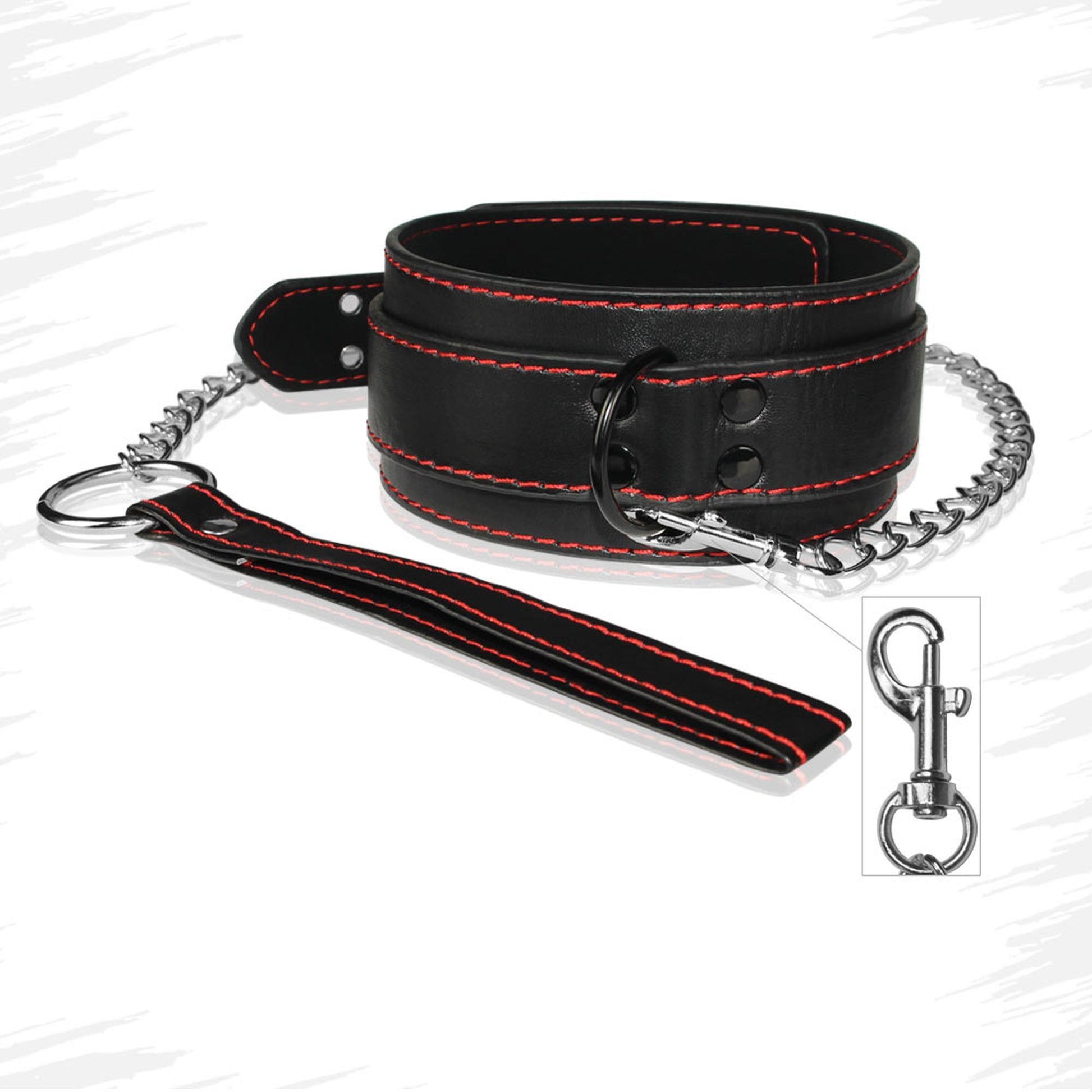 4-Obroża skórzana dla partnera do sado maso BDSM-4