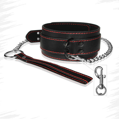 4-Obroża skórzana dla partnera do sado maso BDSM-4