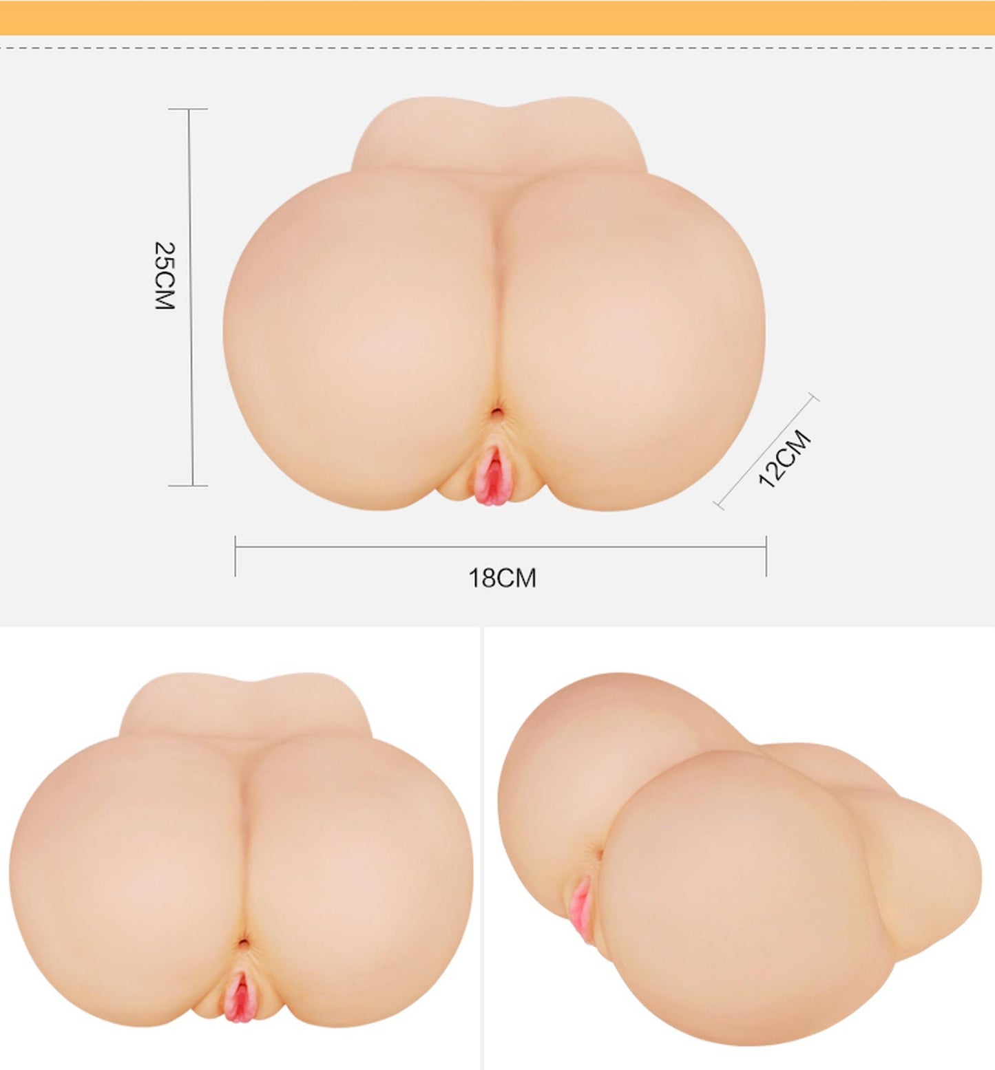 3-Wypięta dupka ciasna cipka realistyczny wygląd-3