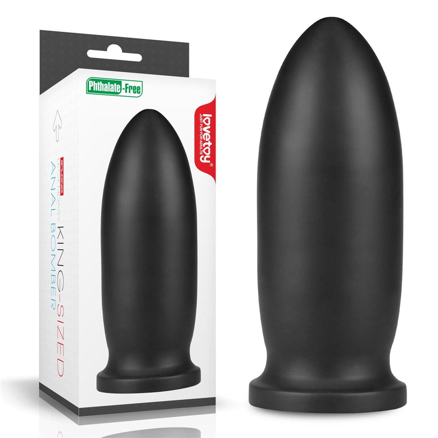 1-Elastyczny gruby korek analny z przyssawką 23 cm-1