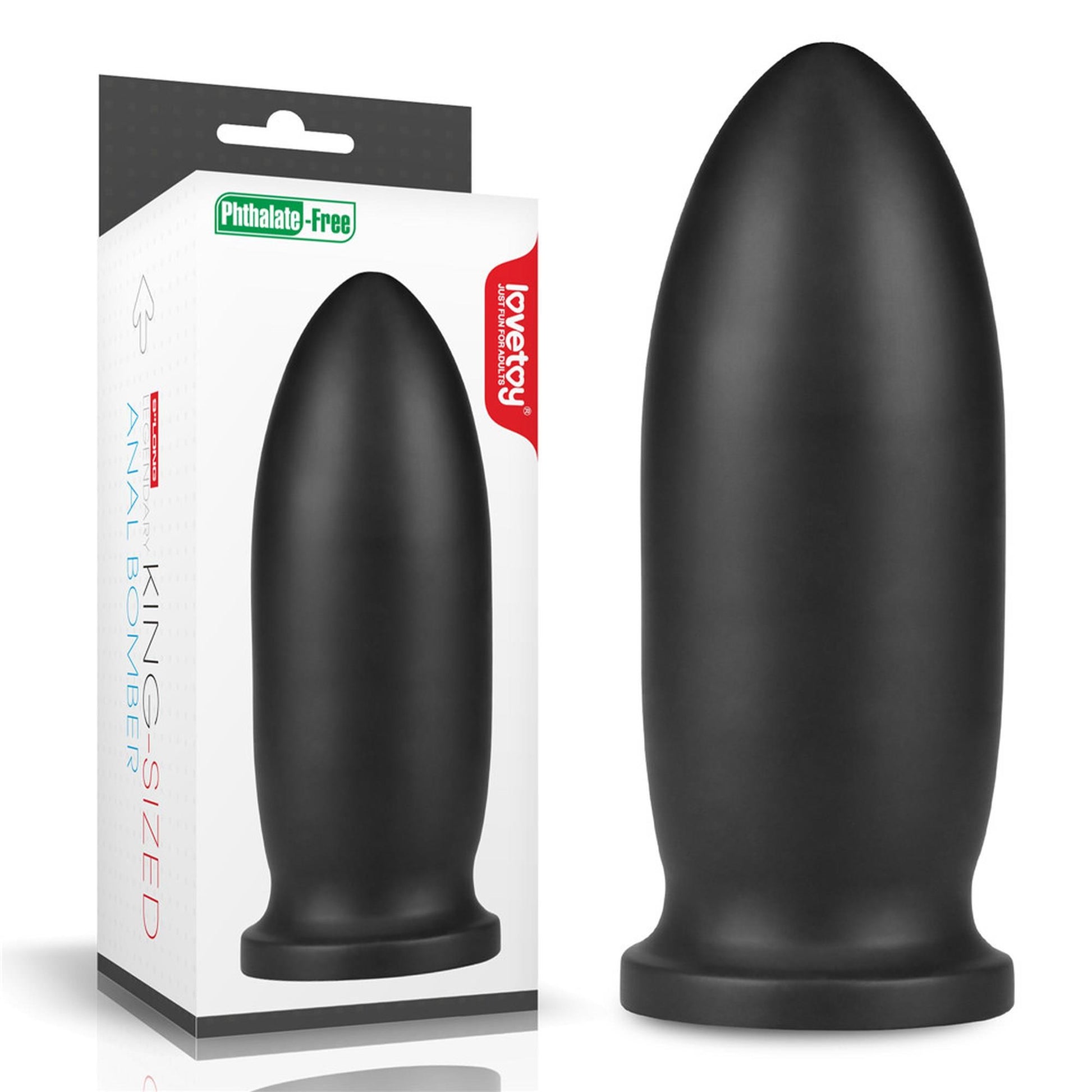 1-Elastyczny gruby korek analny z przyssawką 23 cm-1