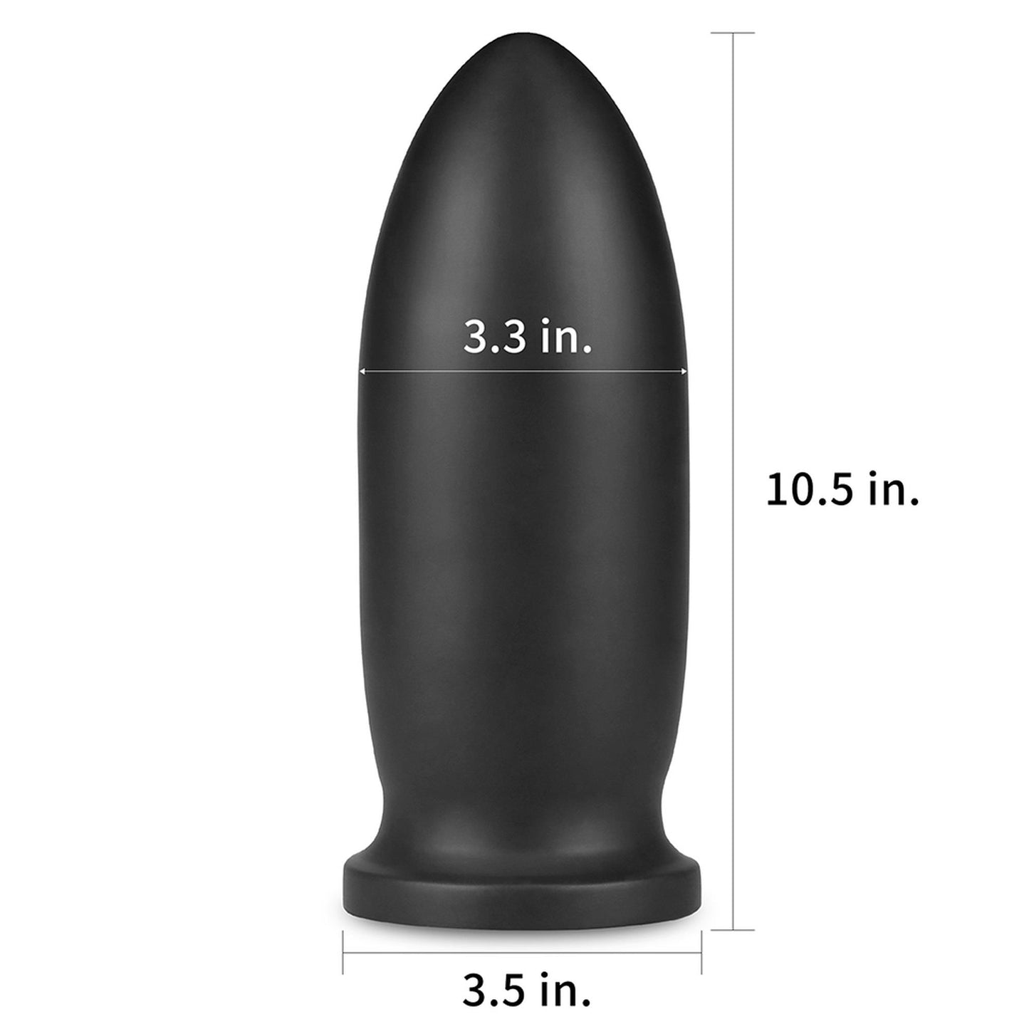 5-Elastyczny gruby korek analny z przyssawką 23 cm-5