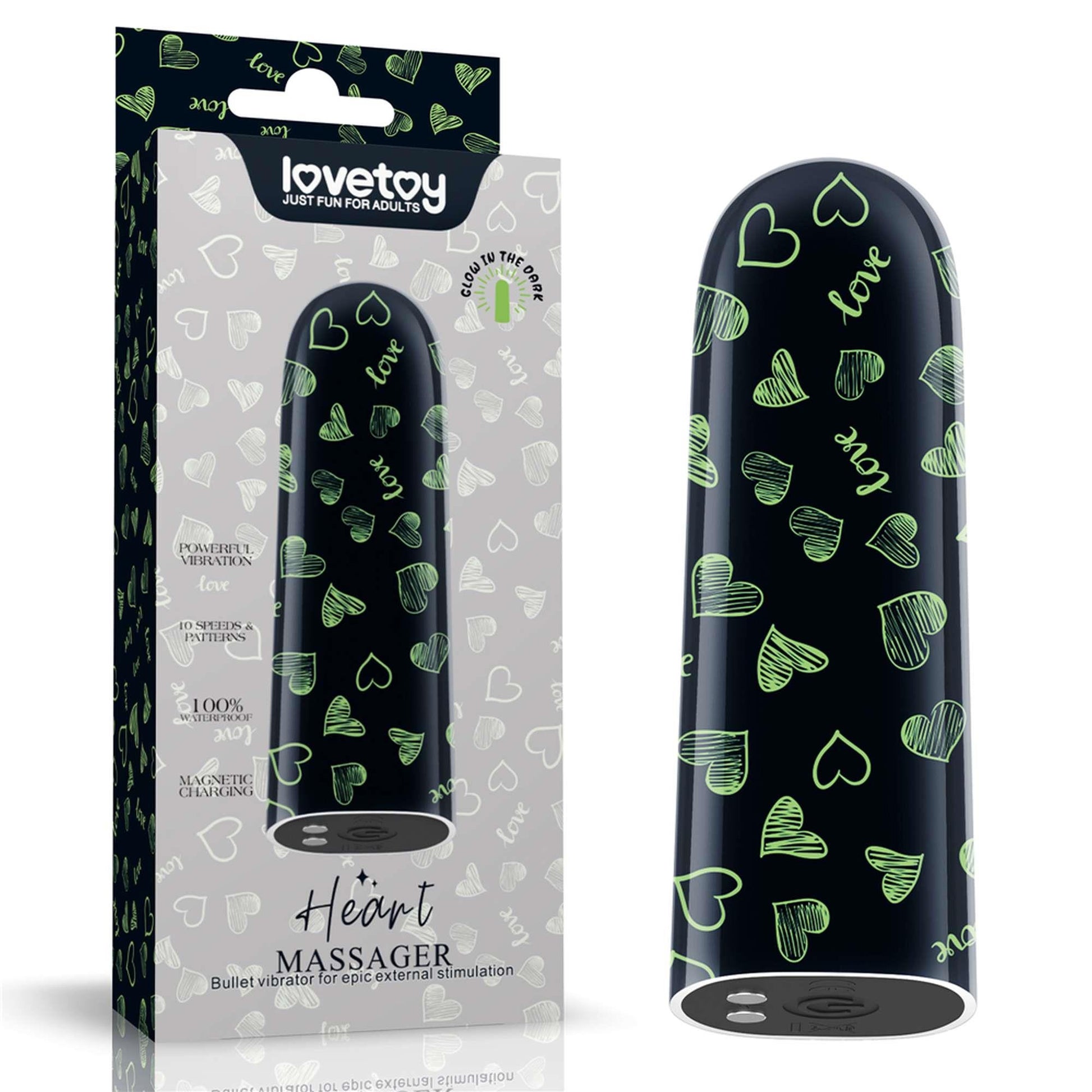1-Rechargeable Glow-in-the-dark Heart Massager-1
