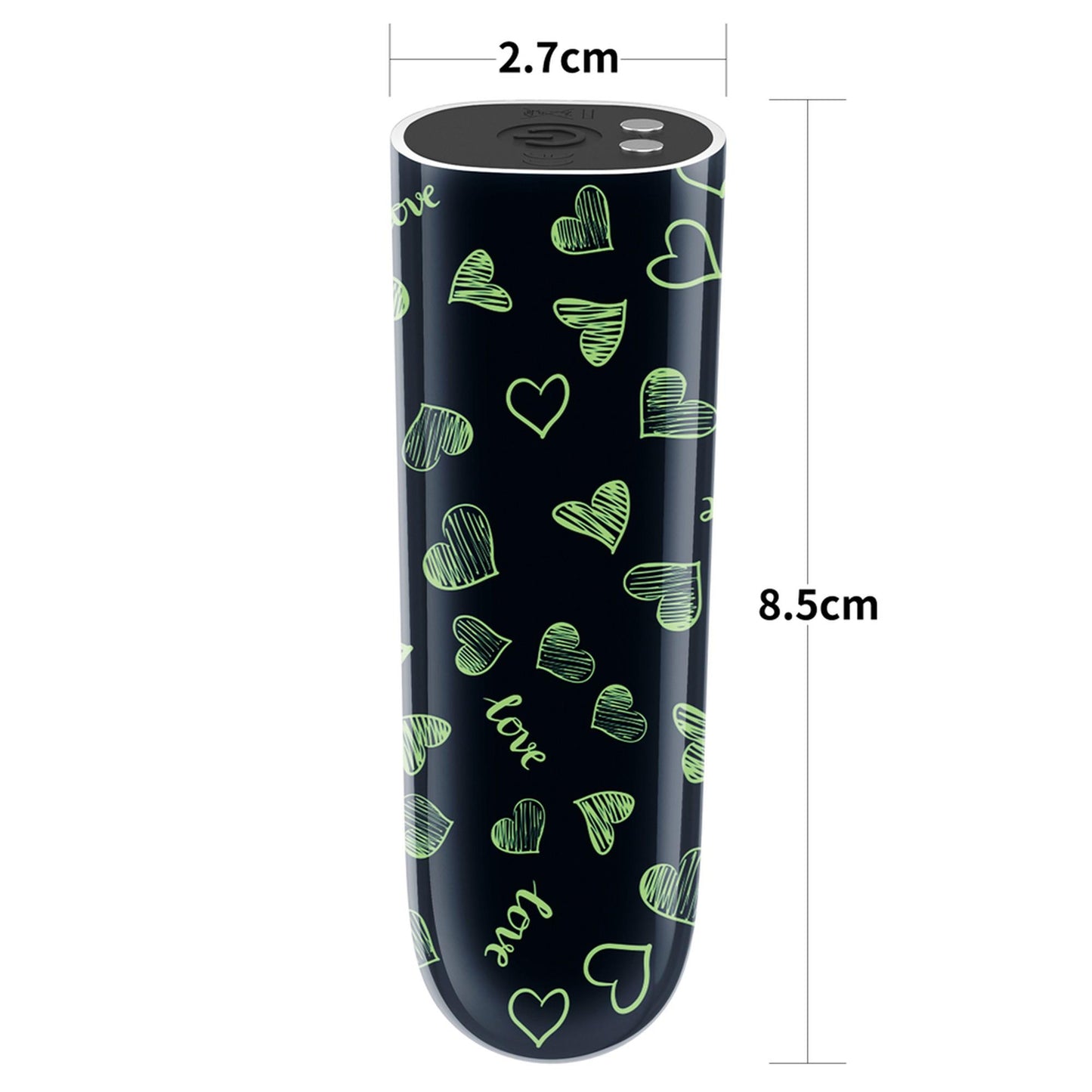 2-Rechargeable Glow-in-the-dark Heart Massager-2