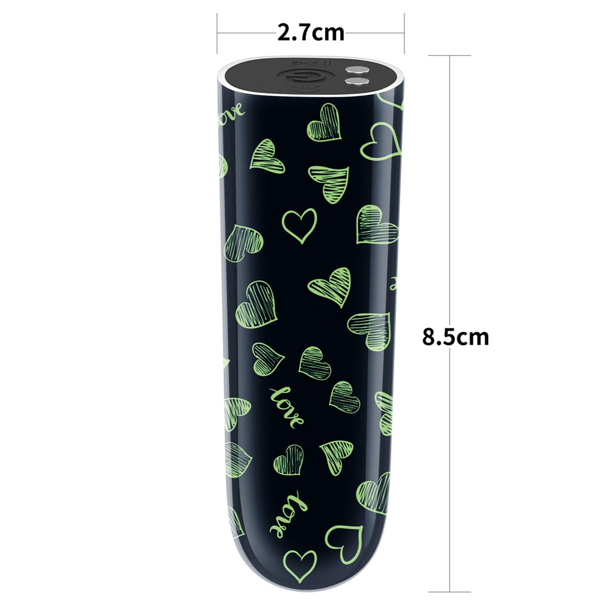 2-Rechargeable Glow-in-the-dark Heart Massager-2