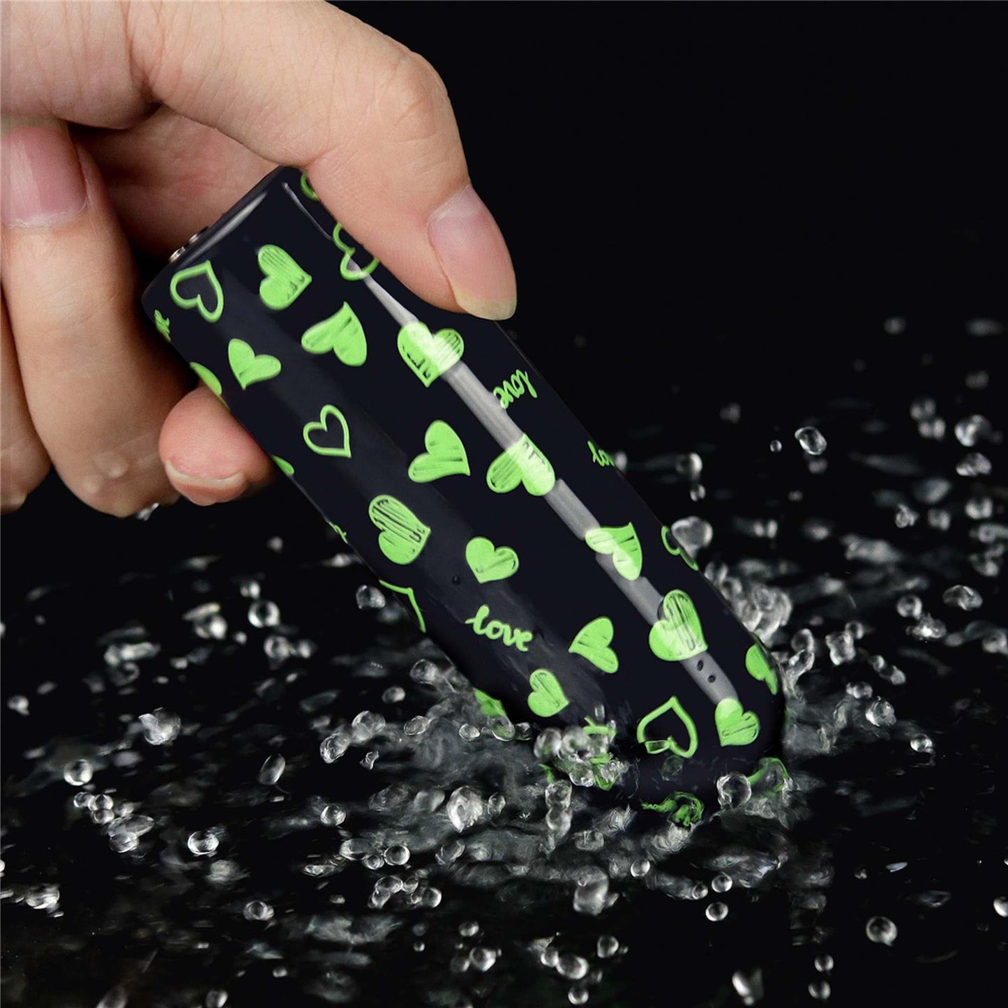 10-Rechargeable Glow-in-the-dark Heart Massager-10