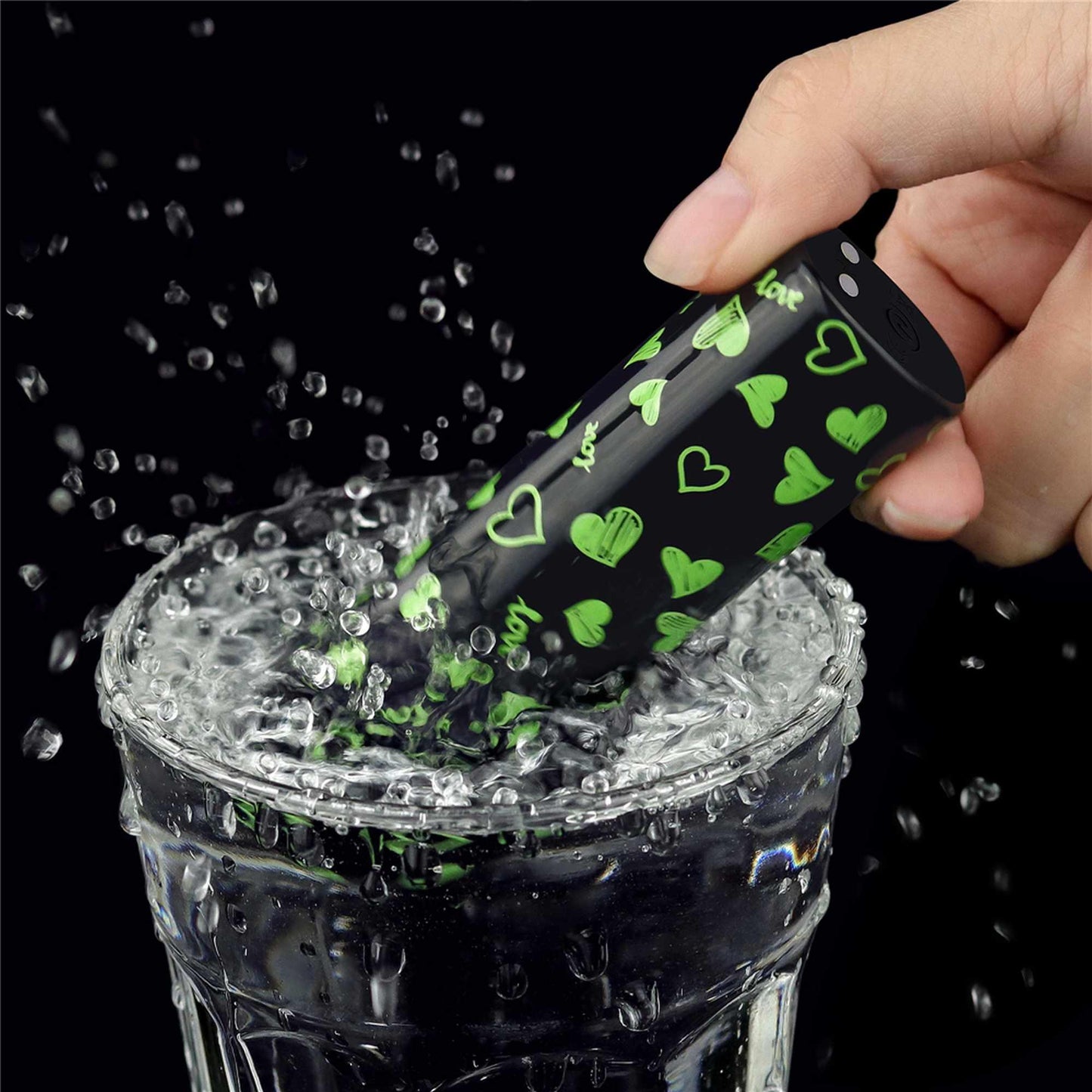 12-Rechargeable Glow-in-the-dark Heart Massager-12