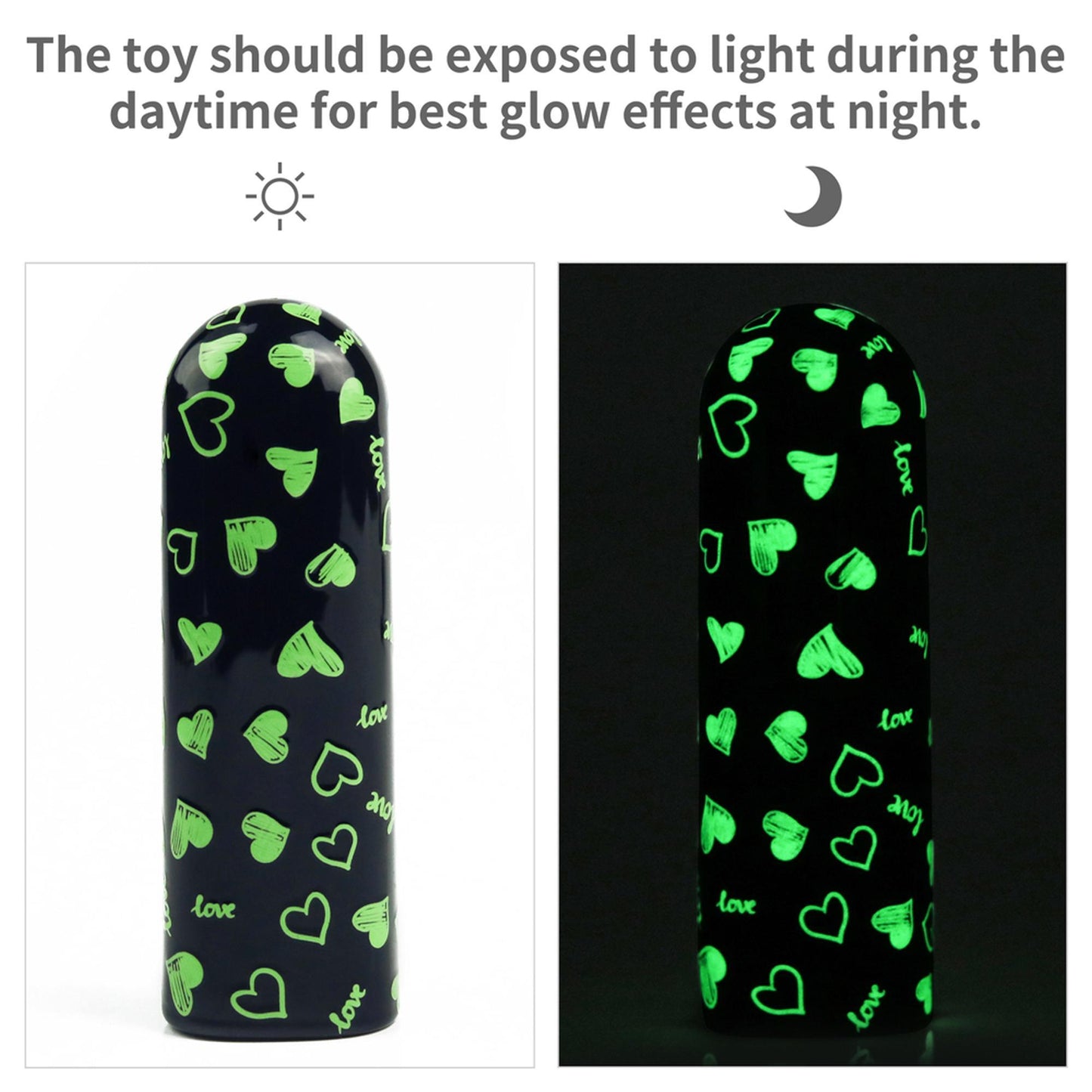 18-Rechargeable Glow-in-the-dark Heart Massager-18