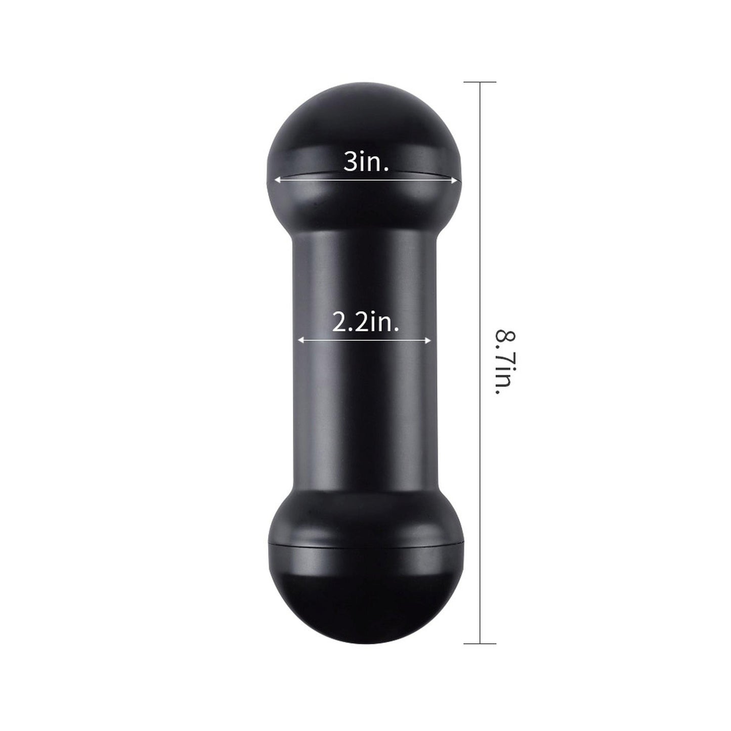 3-Masturbator z dwoma końcówkami mięciutki 20 cm-3