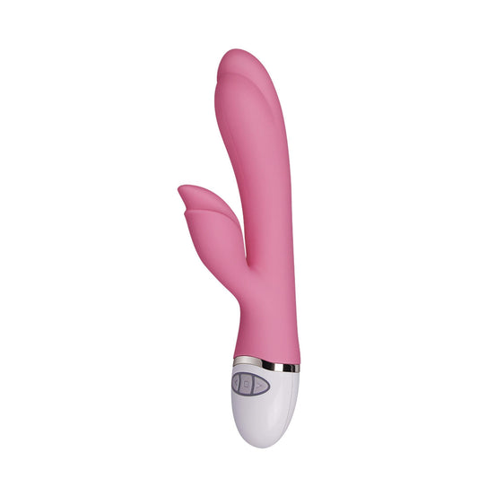 2-Jasnoróżowy wibrator stymulator łechtaczki 20,5 cm-2
