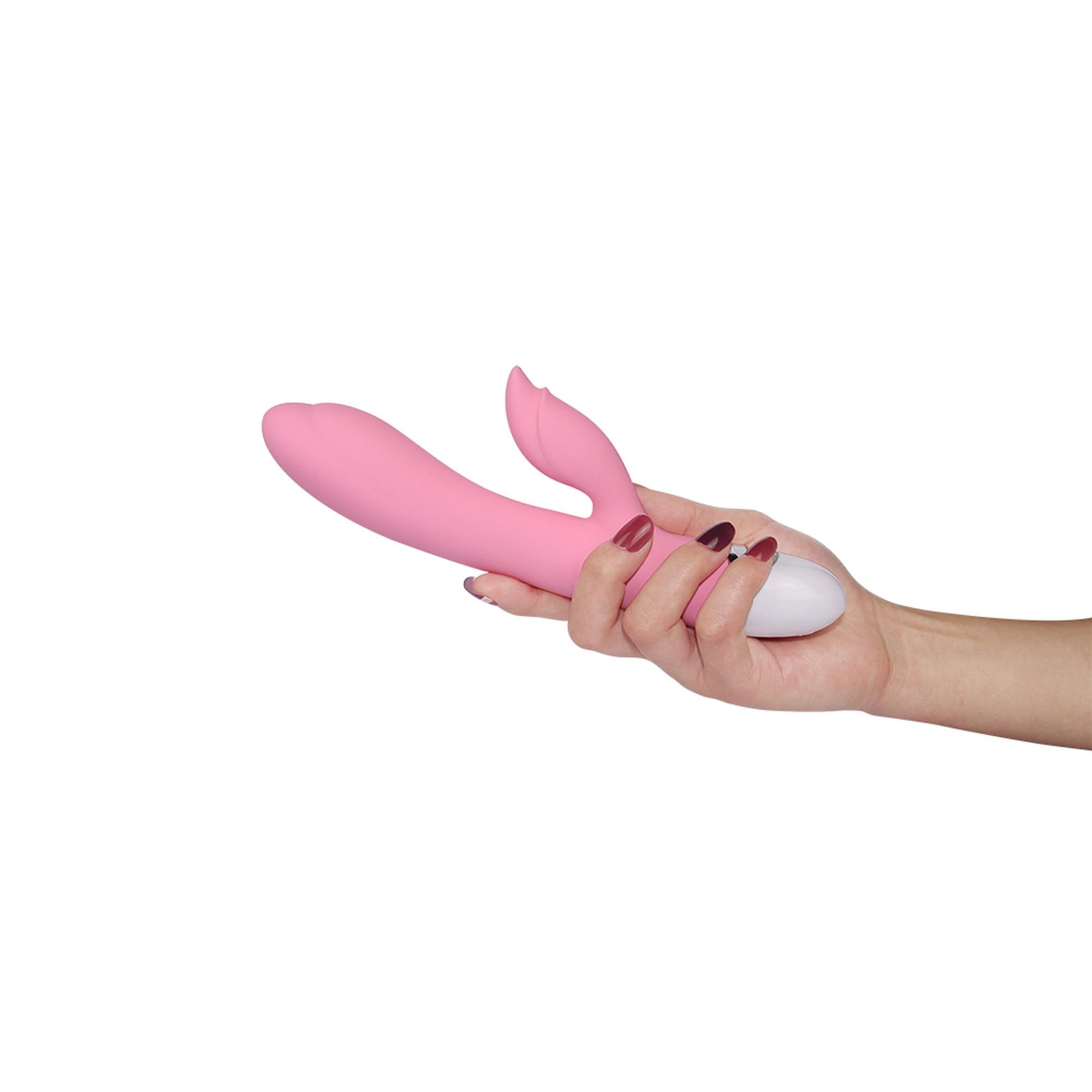 7-Jasnoróżowy wibrator stymulator łechtaczki 20,5 cm-7