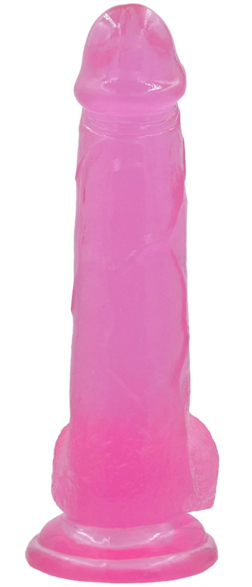 3-Żelowe duże dildo z przyssawką bardzo giętki-3