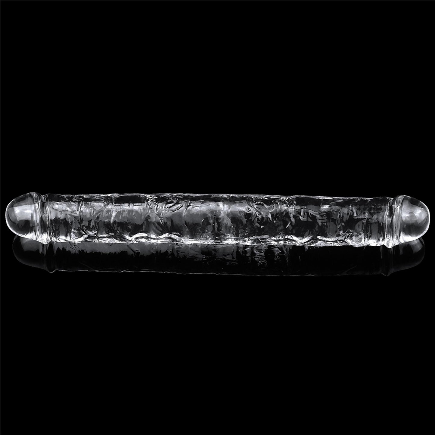 2-Podwójne przezroczyste dildo dwie końcówki sex-2