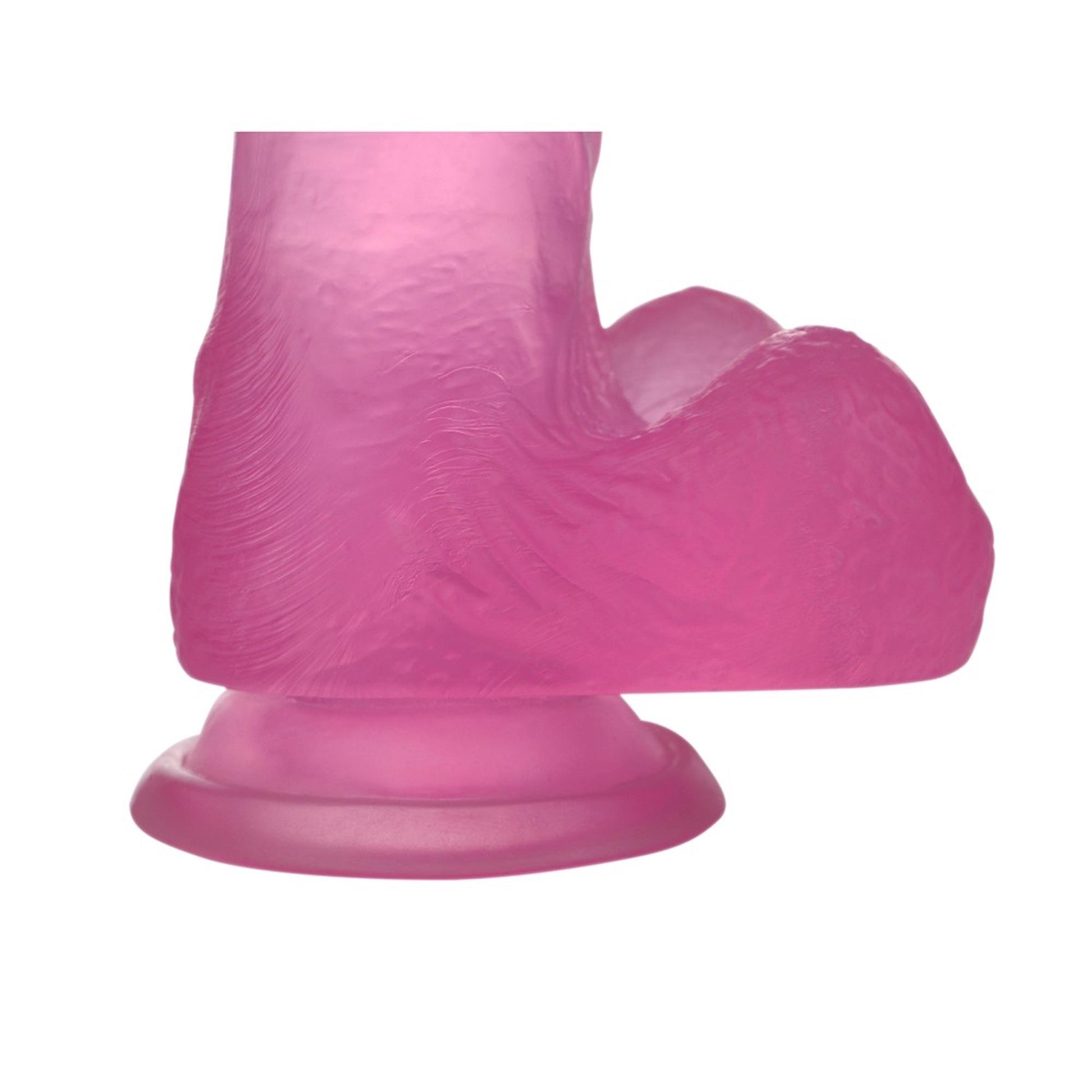 6-Jasnoróżowe dildo silikonowe z przyssawką 17,5 cm-6