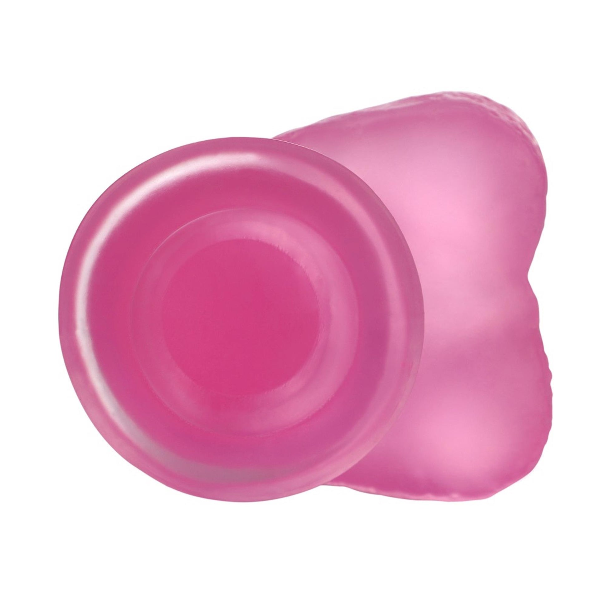 8-Jasnoróżowe dildo silikonowe z przyssawką 17,5 cm-8