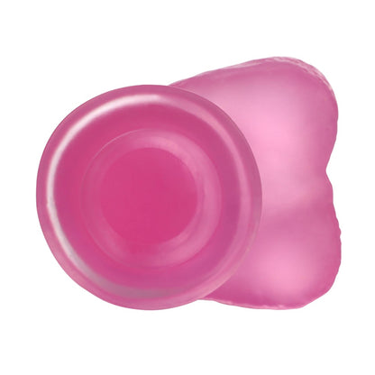 8-Jasnoróżowe dildo silikonowe z przyssawką 17,5 cm-8