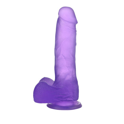 2-Ddildo silikonowe z przyssawką 17,5cm jasny fiolet-2