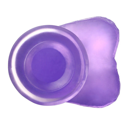 5-Ddildo silikonowe z przyssawką 17,5cm jasny fiolet-5