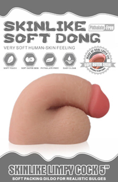 7-Elastyczny bardzo giętki penis realistyczne dildo-7
