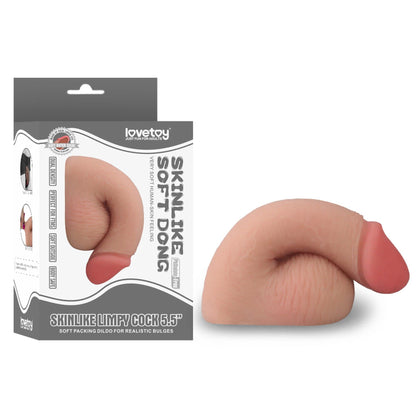 1-Elastyczny giętki penis realistyczne dildo 13,9 cm-1