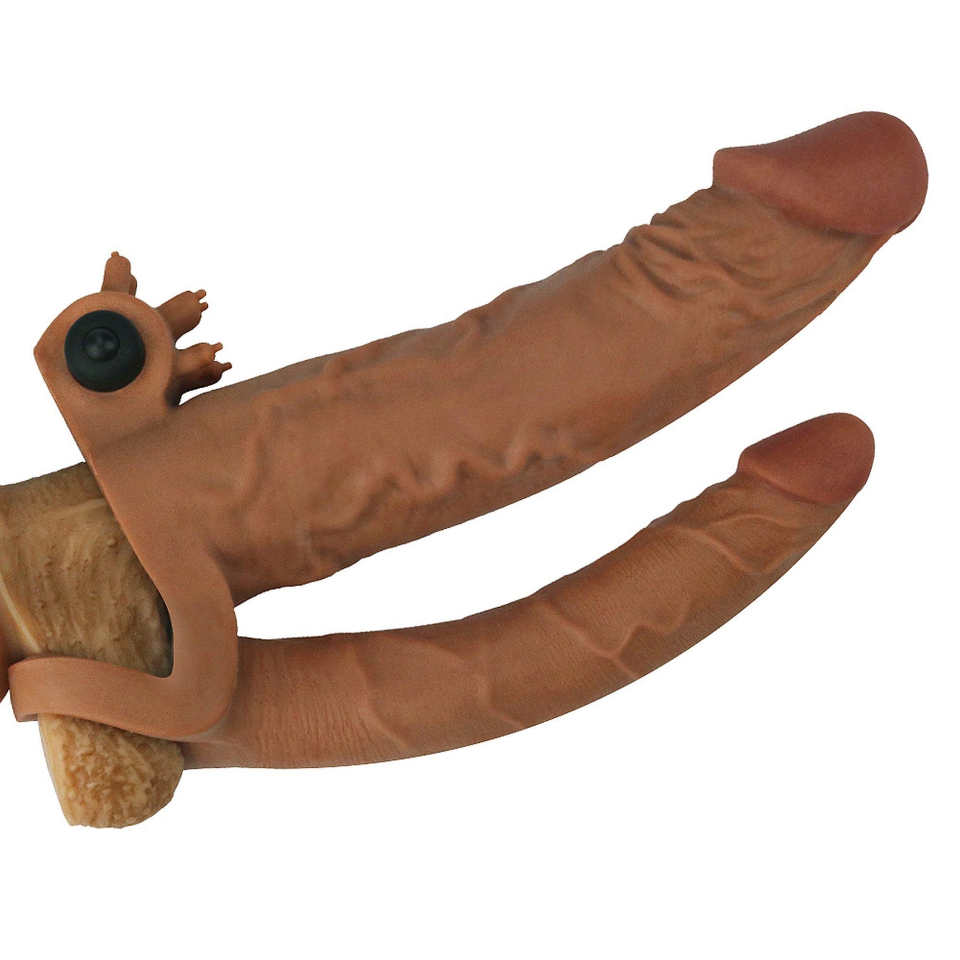 2-Opalone dildo na penisa wypustkami drugim dildo-2