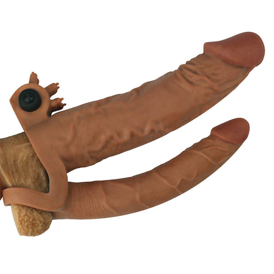 2-Opalone dildo na penisa wypustkami drugim dildo-2