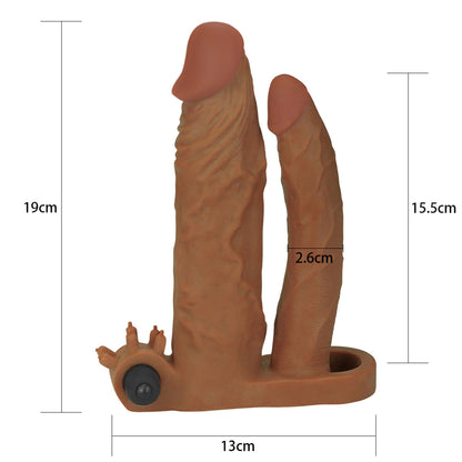 6-Opalone dildo na penisa wypustkami drugim dildo-6