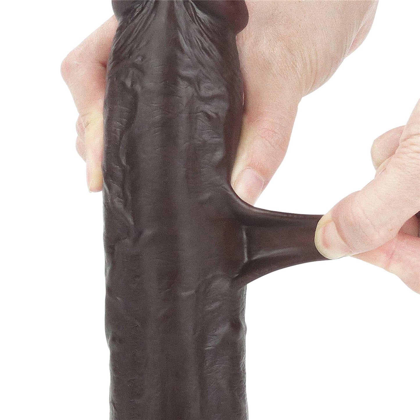 13-Murzyński duży penis z podwójną skórą i przyssawką-13