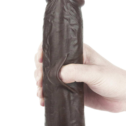 14-Murzyński duży penis z podwójną skórą i przyssawką-14