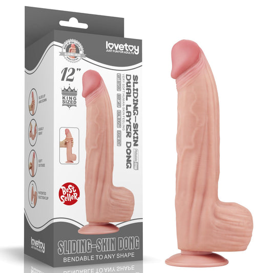 1-12'' King Sized Sliding Skin Dual Layer Dong-1