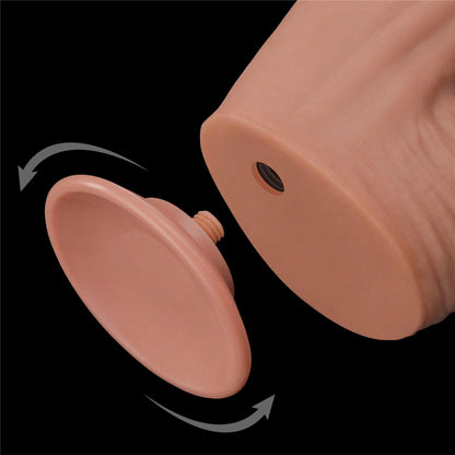 10-12'' King Sized Sliding Skin Dual Layer Dong-10