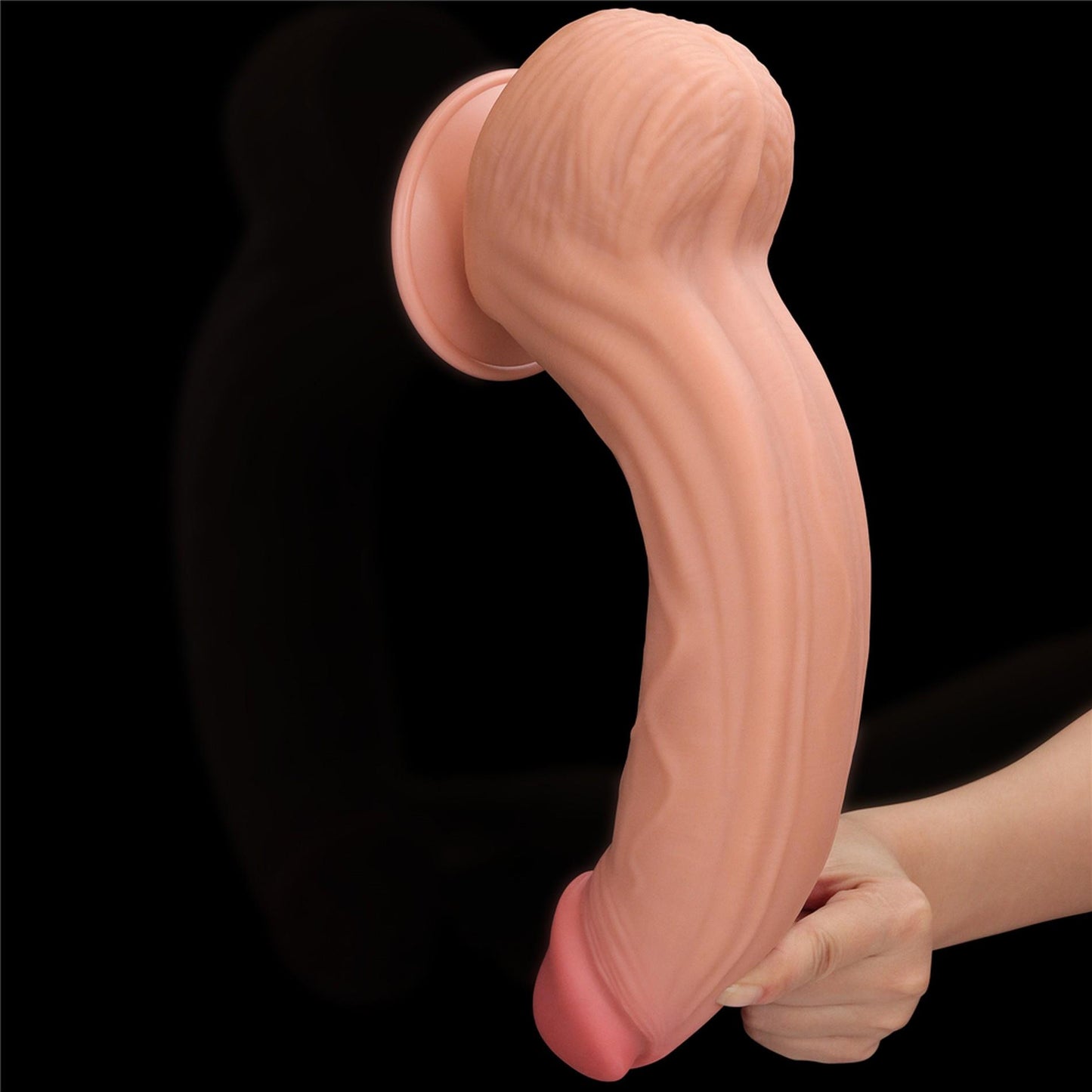 18-12'' King Sized Sliding Skin Dual Layer Dong-18