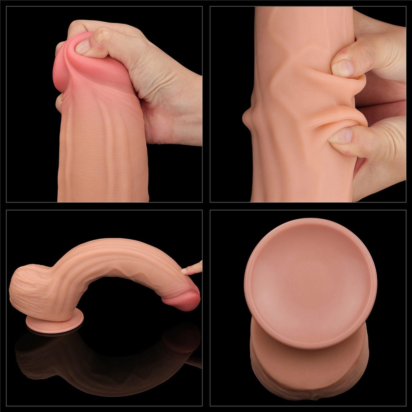 21-12'' King Sized Sliding Skin Dual Layer Dong-21