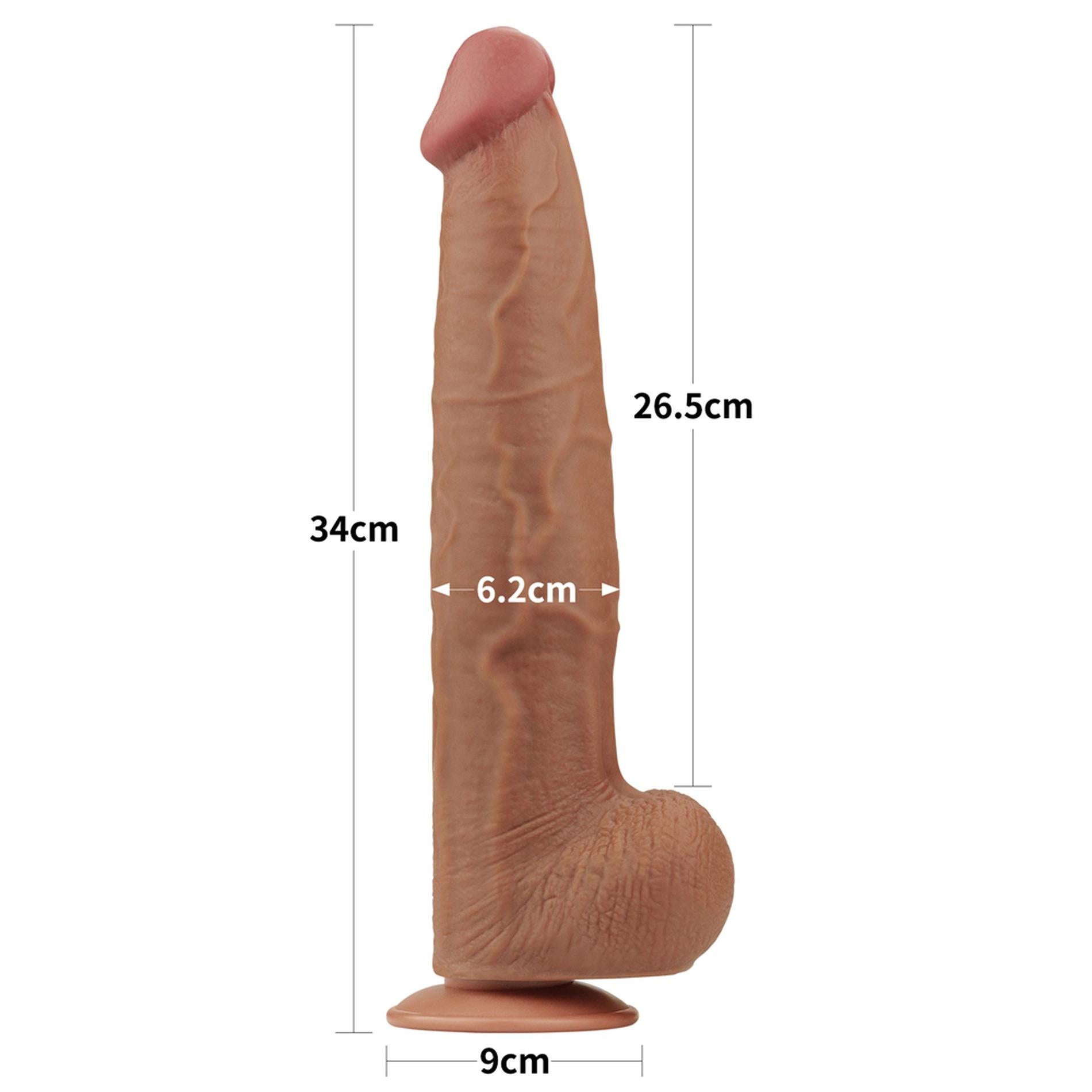 3-13.5'' King Sized Sliding Skin Dual Layer Dong Brown-3