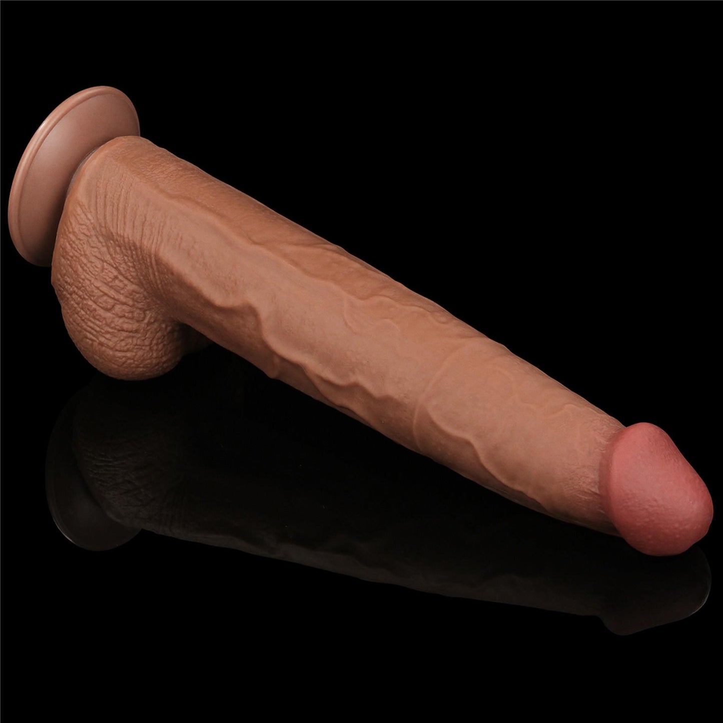 7-13.5'' King Sized Sliding Skin Dual Layer Dong Brown-7