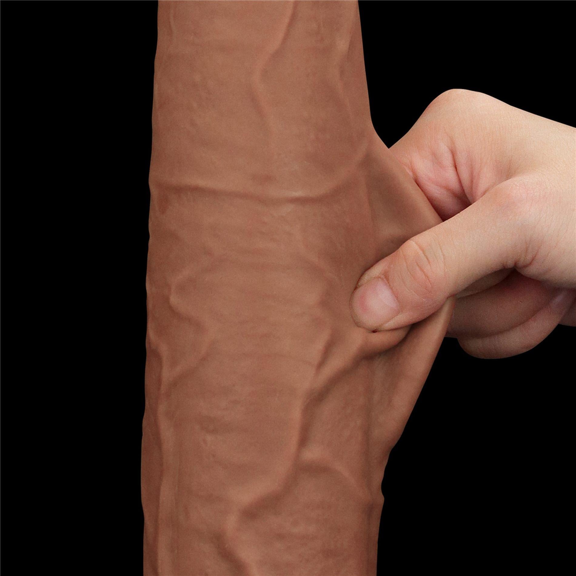 15-13.5'' King Sized Sliding Skin Dual Layer Dong Brown-15
