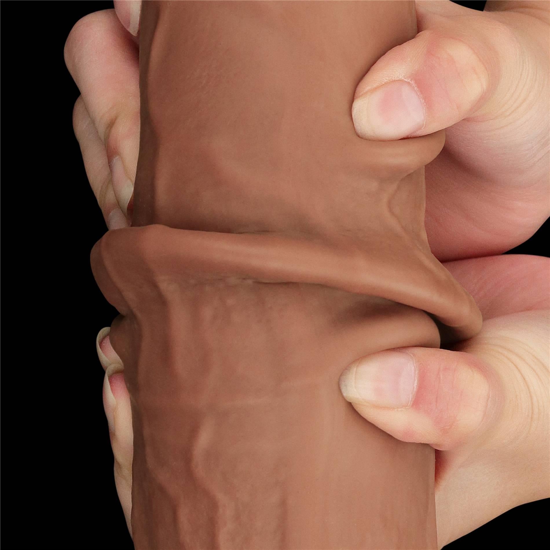 16-13.5'' King Sized Sliding Skin Dual Layer Dong Brown-16