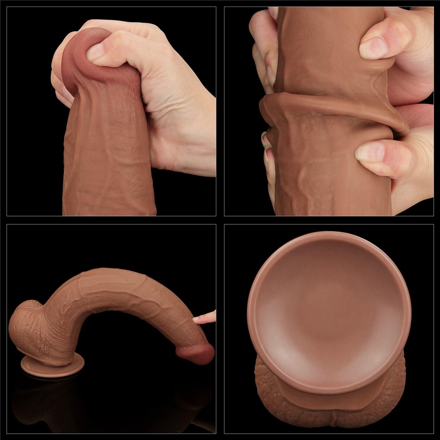 21-13.5'' King Sized Sliding Skin Dual Layer Dong Brown-21