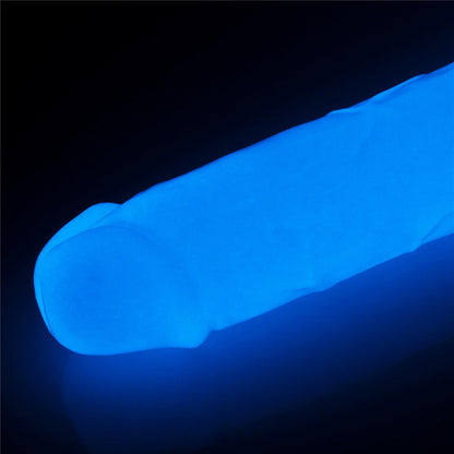 4-Dildo ledowe duże podświetlane na przyssawce 20 cm-4