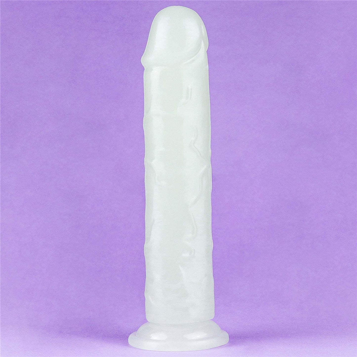 13-Dildo ledowe duże podświetlane na przyssawce 20 cm-13