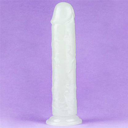 13-Dildo ledowe duże podświetlane na przyssawce 20 cm-13