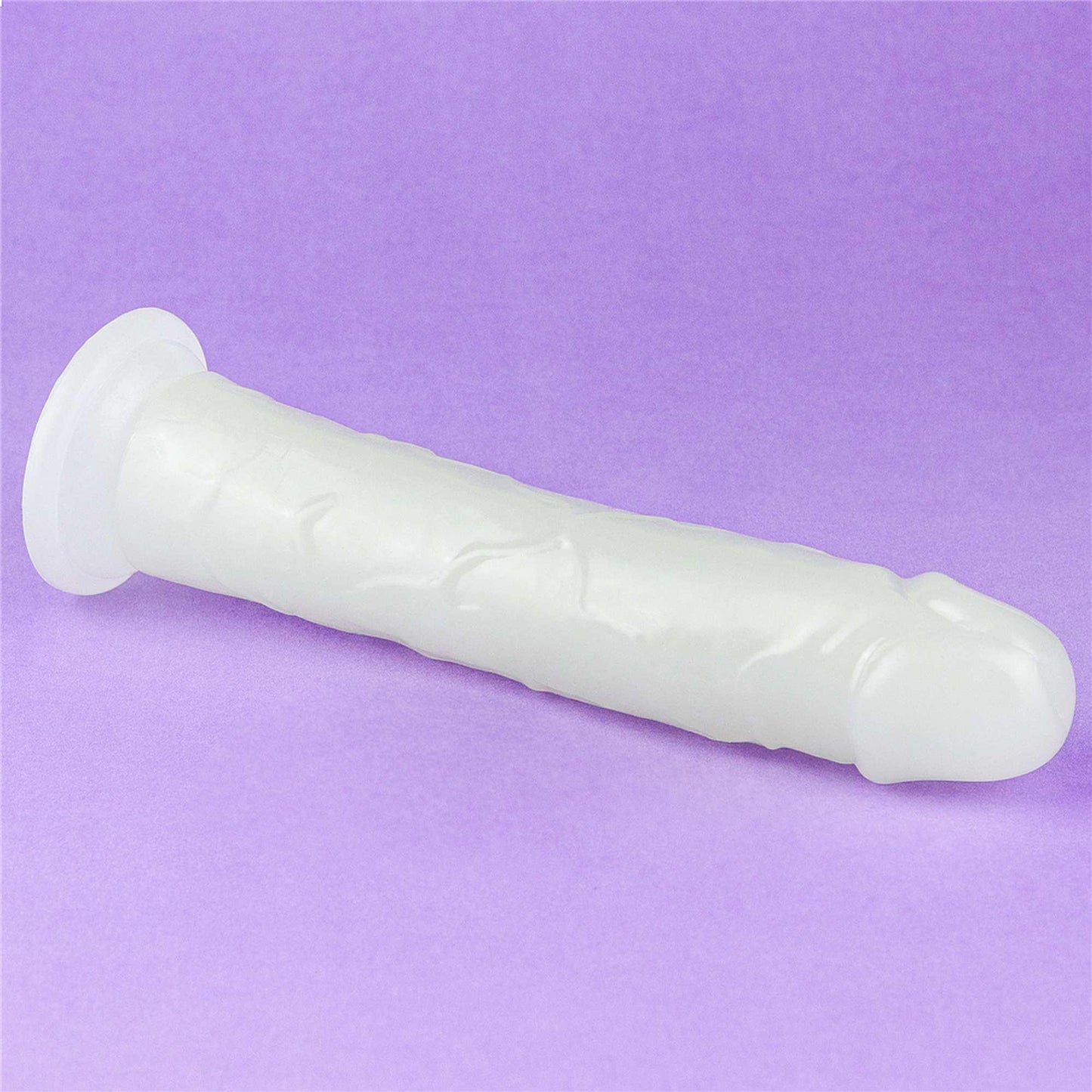 16-Dildo ledowe duże podświetlane na przyssawce 20 cm-16