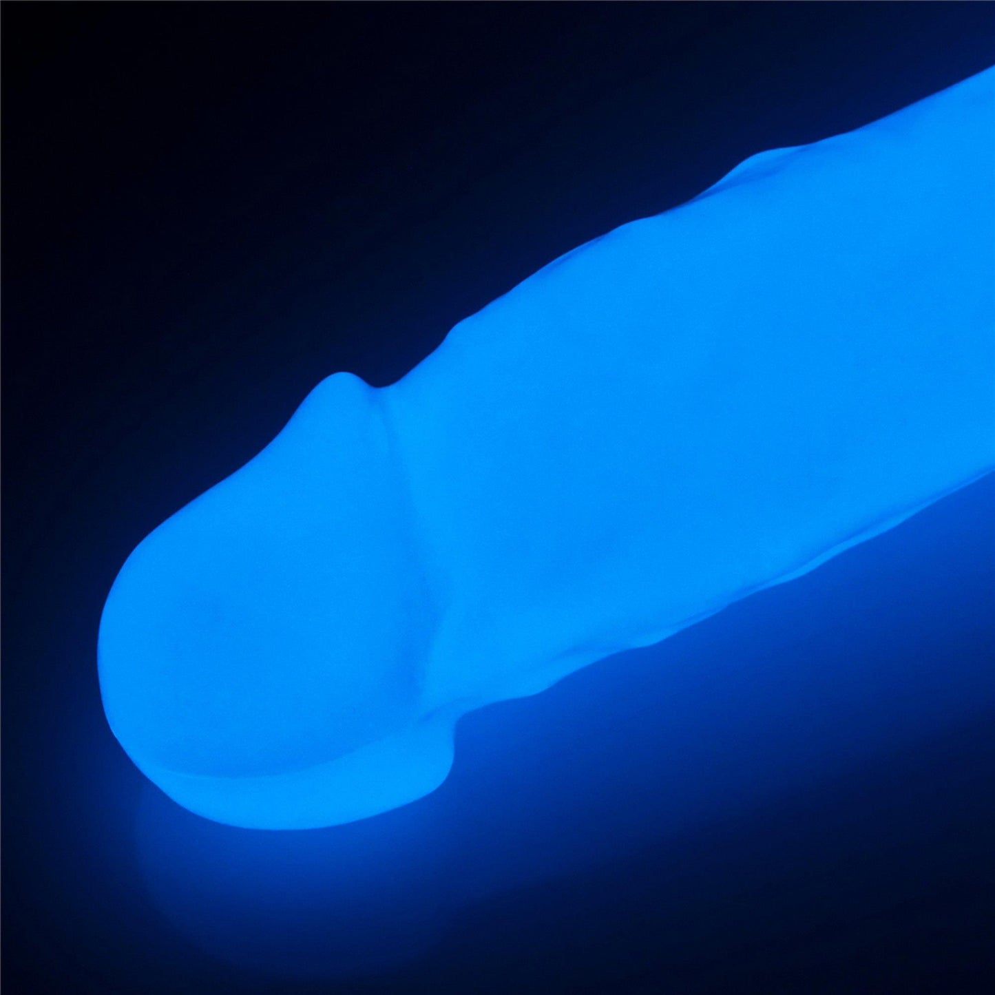 8-Dildo led giętkie duży penis podświetlany 21,5 cm-8