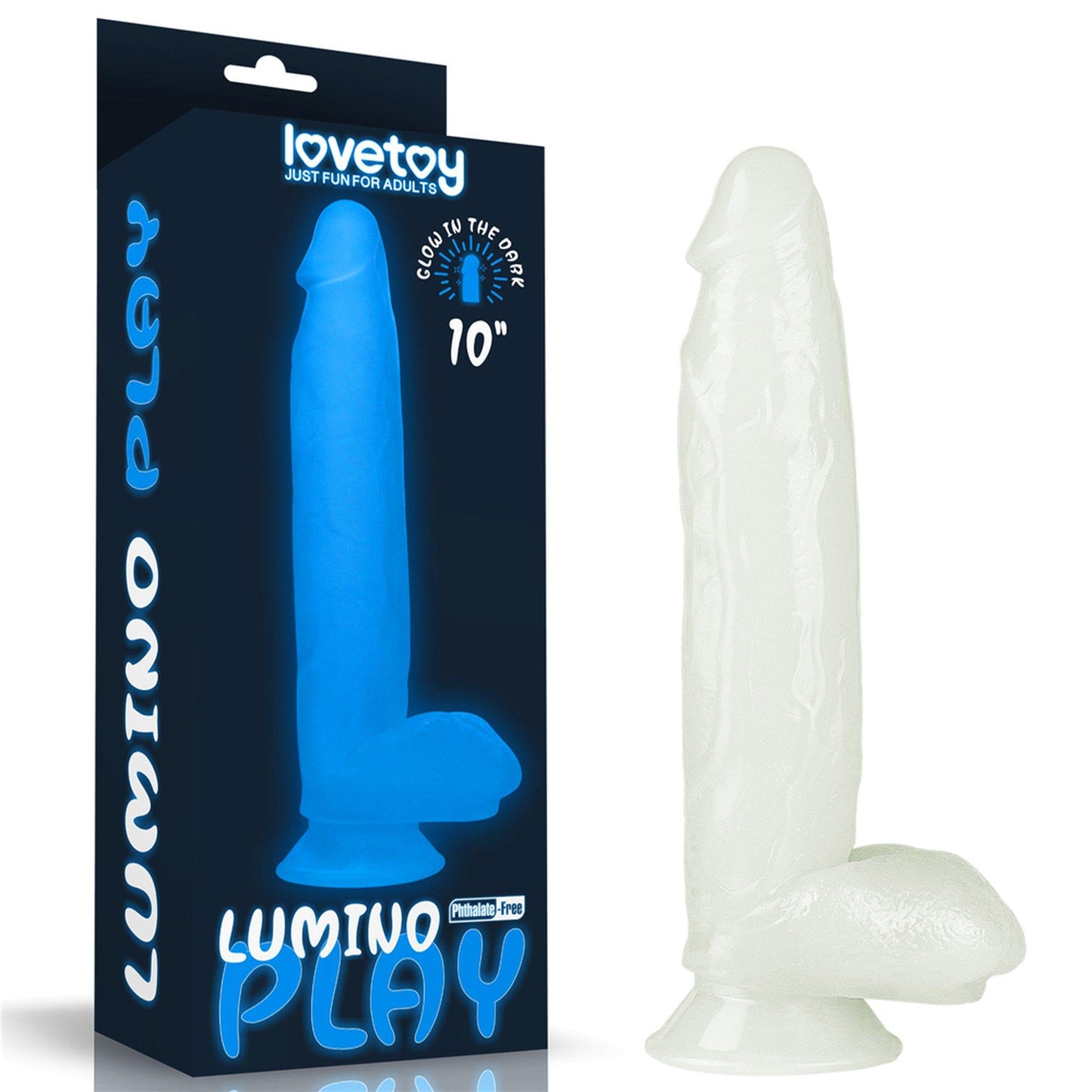 1-Elastyczne dildo podświetlane z przyssawką 25,5cm-1