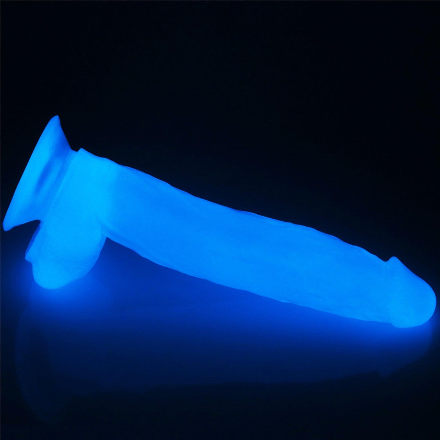 5-Elastyczne dildo podświetlane z przyssawką 25,5cm-5