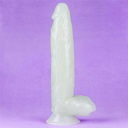 13-Elastyczne dildo podświetlane z przyssawką 25,5cm-13
