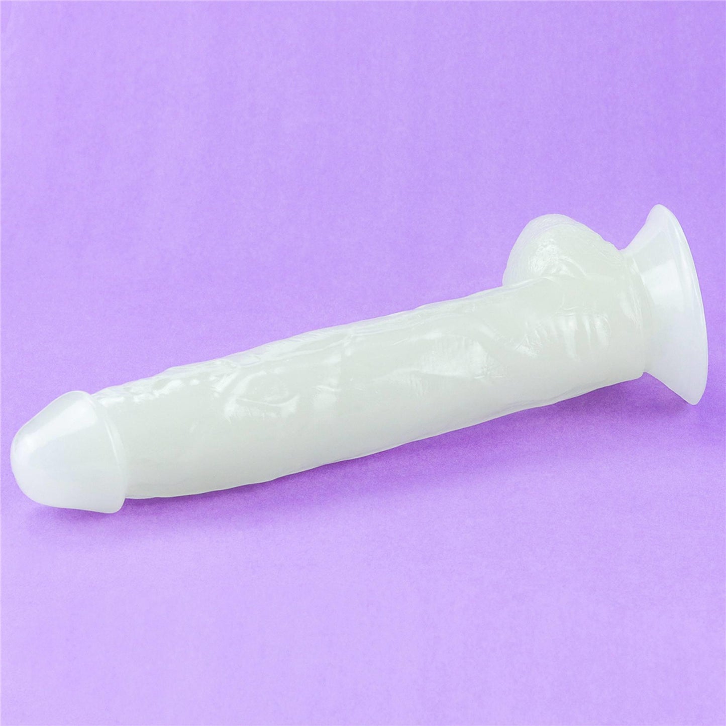 16-Elastyczne dildo podświetlane z przyssawką 25,5cm-16