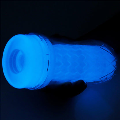 7-Masturbator podświetlany led z wypustkami 20 cm-7