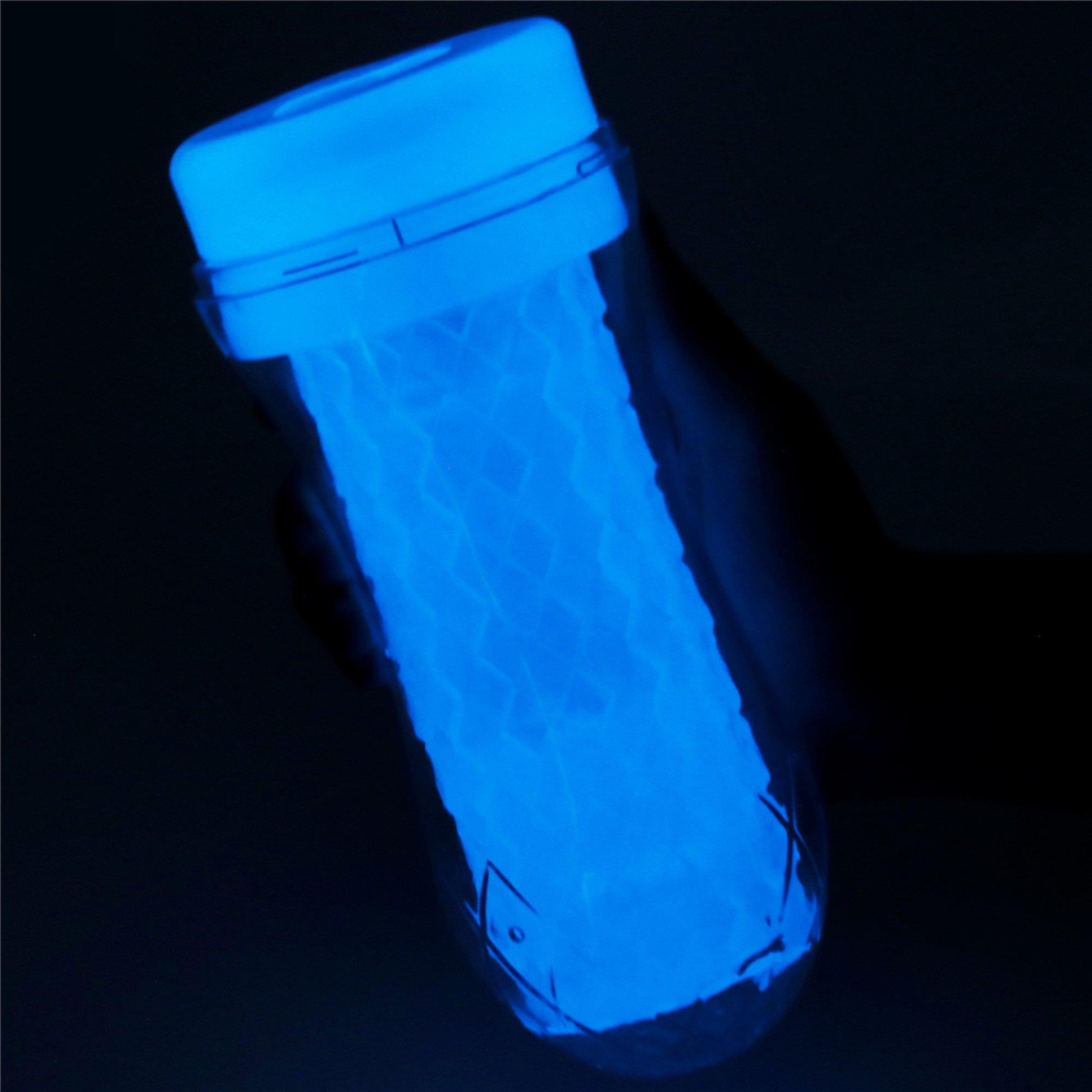 8-Masturbator podświetlany led z wypustkami 20 cm-8