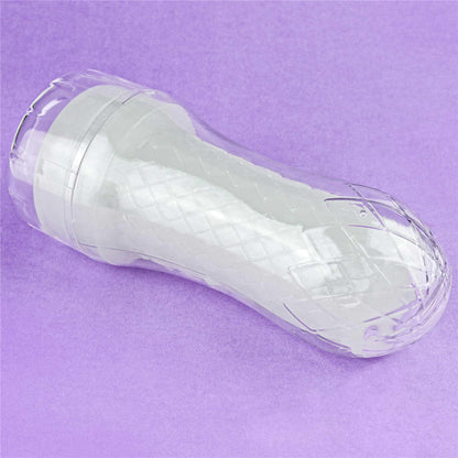 17-Masturbator podświetlany led z wypustkami 20 cm-17